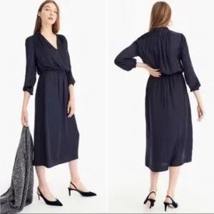 JCrew Point Sur navy dress